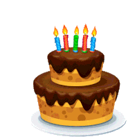 Birthday Cake Sticker