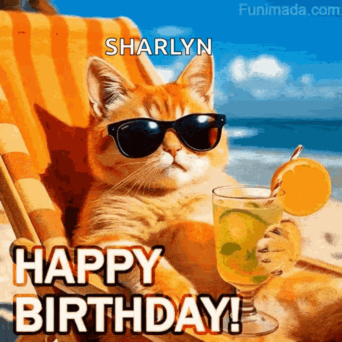Birthday Cat GIF