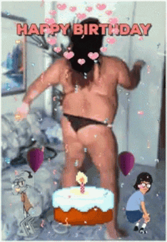 Birthday Dancing Man GIF