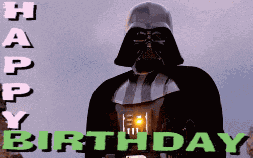 Birthday Darth Vader GIF