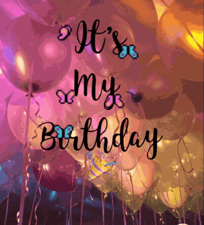 Birthday Dinie GIF