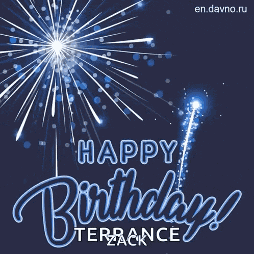 Birthday Fireworks GIF