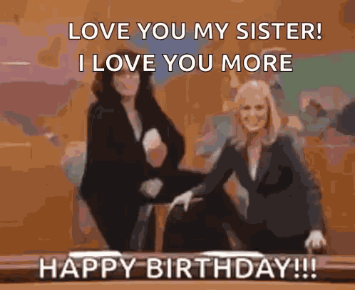 Birthday Friends GIF