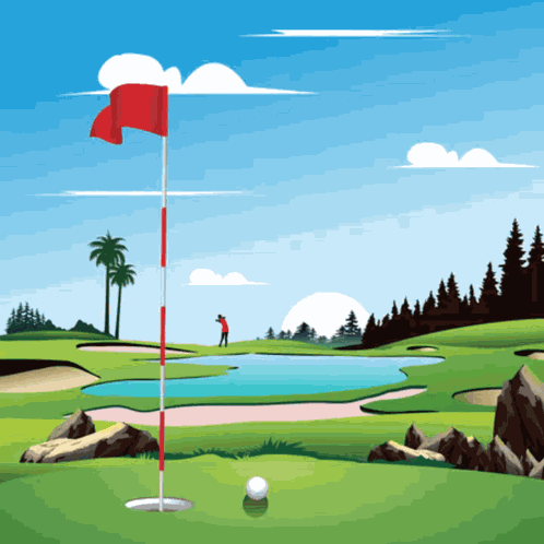 Birthday Golf Happy Birthday Golf GIF
