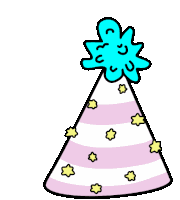 Birthday Hat Bithdayhat Sticker