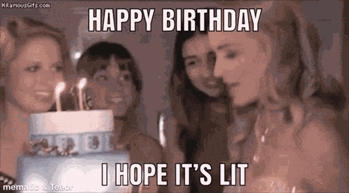 Birthday Lit GIF