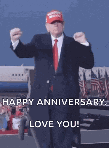Birthday Trump GIF
