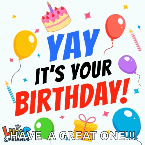 Birthday Wishes For Friend Yay GIF