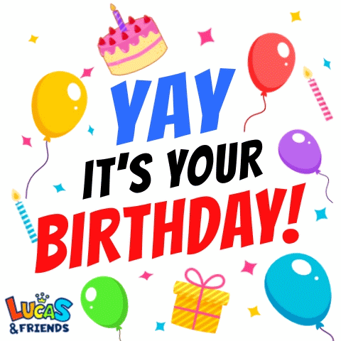 Birthday Wishes For Friend Yay GIF