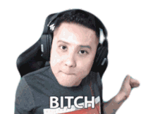 Bitch Green Dumpling Sticker