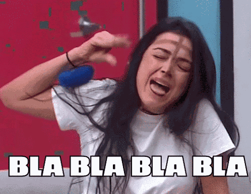 Bla Bla Bla Hand Gestures GIF