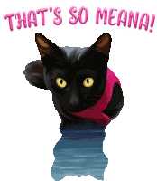 Black Cat Black Cat Cute Sticker