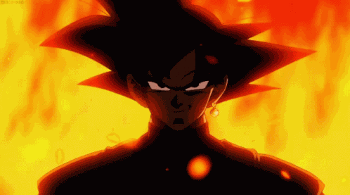 Black Dragonball Z GIF