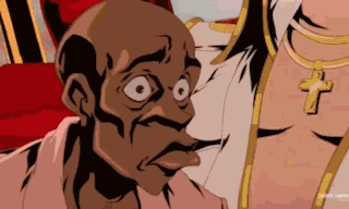 Black Dynamite Bald GIF