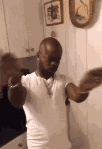 Black Guy Saying No Guy Dancing No GIF