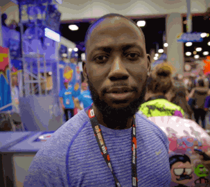 Black Guy Stare Blink Black Man Stare Confused Blink GIF