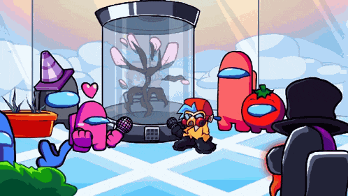 Black Impostor Black Impostor Fnf GIF