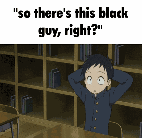 Black Kawaqii GIF