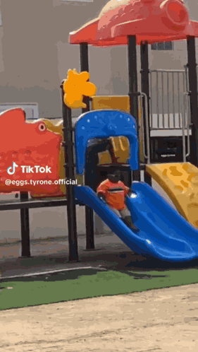 Black Kid Sliding GIF