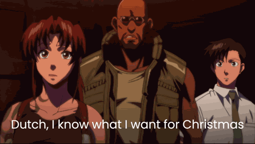 Black Lagoon Christmas GIF