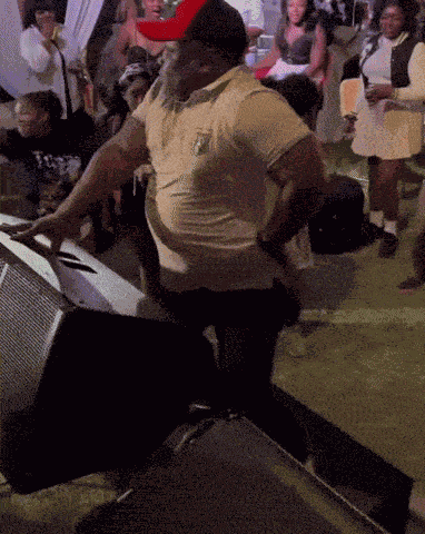 Black Man Twerking Dancing GIF