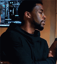 Black Panther Chadwick Boseman GIF