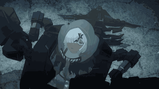 Black Rock Shooter Dawn Fall GIF