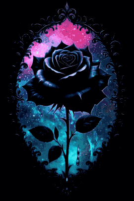 Black Rose GIF