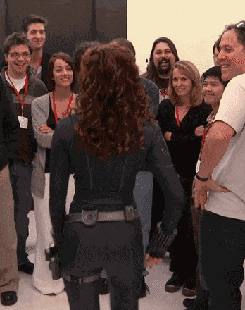 Black Widow Scarlett Johanson GIF