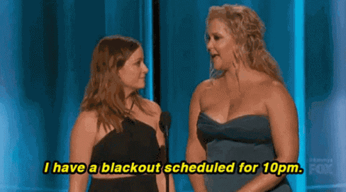 Blackout Drinking GIF