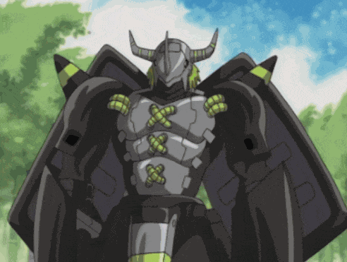 Blackwargreymon Gaia Force GIF
