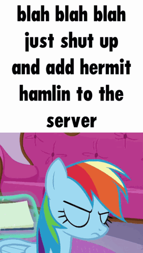 Blah Blah Blah Rainbow Dash GIF
