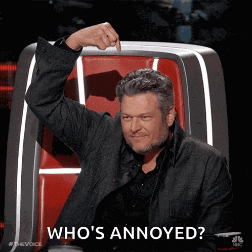 Blake Annoyed GIF