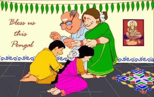 Bless Us This Pongal Blessings GIF