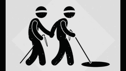 Blind Leading The Blind Blind Leading Blind GIF