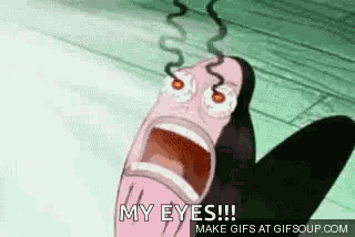 Blind Spongebob GIF
