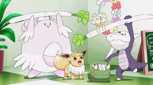 Blissey Eevee GIF