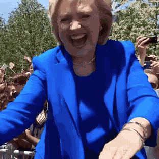Blondalso Hilary Clinton GIF