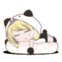 Blonde Big Eyes Sticker