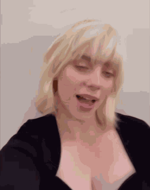 Blonde Billie Billie Boobies GIF