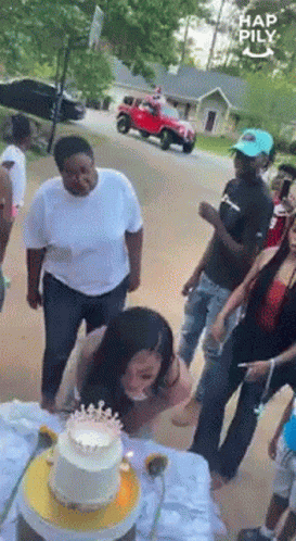 Blow Candle Happily GIF
