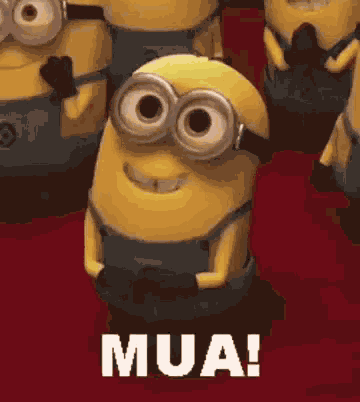 Blow Kiss Minion GIF
