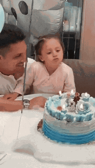 Blowing Candles GIF