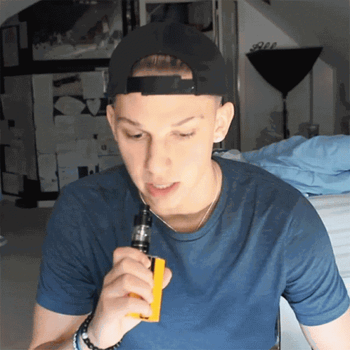 Blowing Conner Bobay GIF