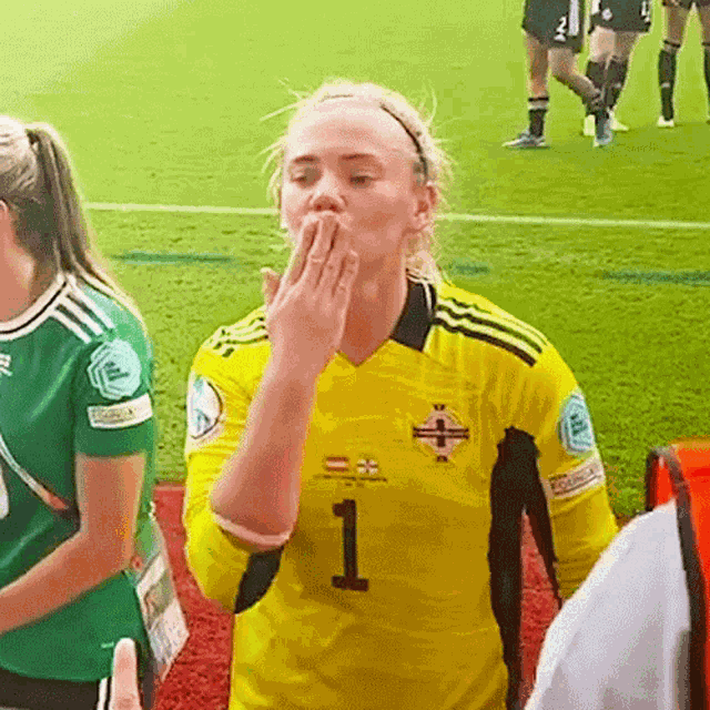 Blowing Kiss Jackie Burns GIF