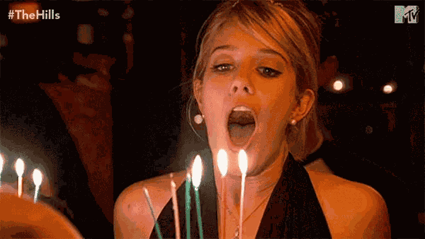 Blowing Of Candles Candle Blowing GIF