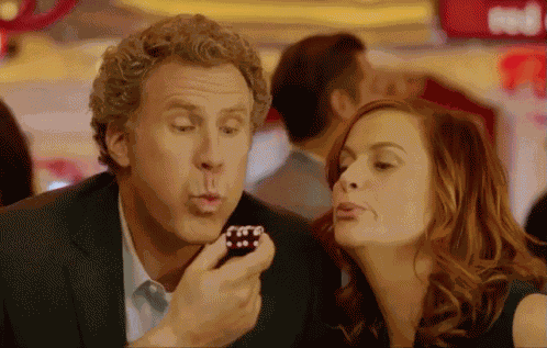 Blowing On The Dice GIF
