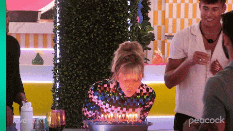 Blowing Out Candles Birthday Candles GIF