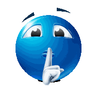 Blue Emoji Sticker