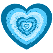 Blue Heart Sticker